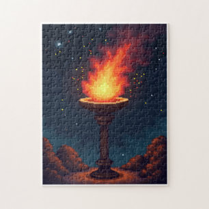 Quebra-cabeça Jogo de Atividade de Mosaico de Imagem Oculta Patr