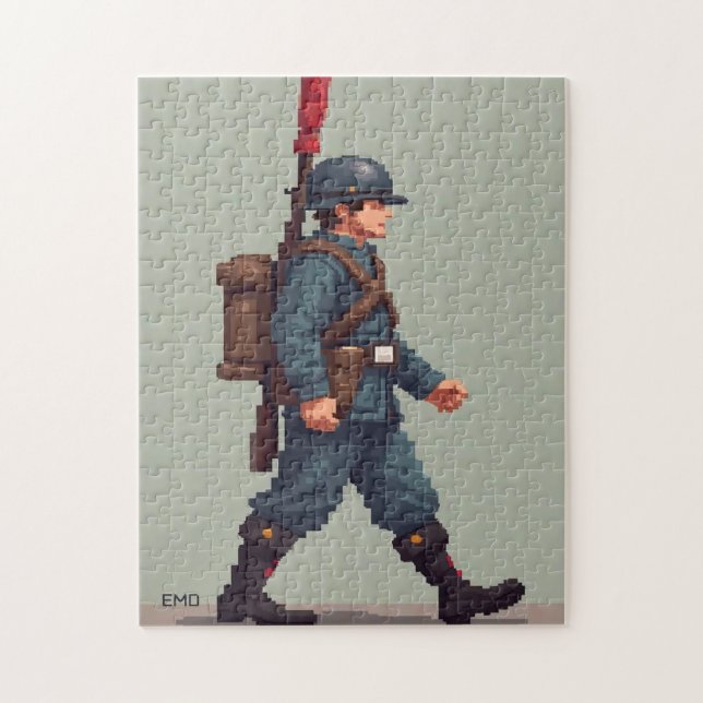 Quebra-cabeça Jogo de Atividade de Mosaico de Imagem Oculta Patr (Vertical)