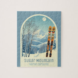 Quebra-cabeça Jogo de férias de esqui em Sugar Mountain Carolina