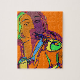 Quebra-cabeça Jogo do jogador de trombeta… que música funky!