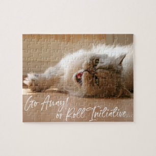 Quebra-cabeça Jogo em RPG Roleplayer Foto para Gato RPG