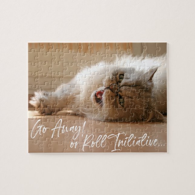 Quebra-cabeça Jogo em | RPG Roleplayer Foto para Gato RPG (Horizontal)