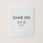 Quebra-cabeça Jogo para adicionar nome do casal localidade da fe<br><div class="desc">design</div>