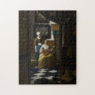 Quebra-cabeça Johannes Vermeer - A Carta do Amor