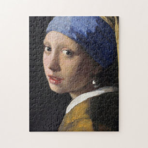 Quebra-cabeça Johannes Vermeer - A Garota Com Um Raio De Pérola