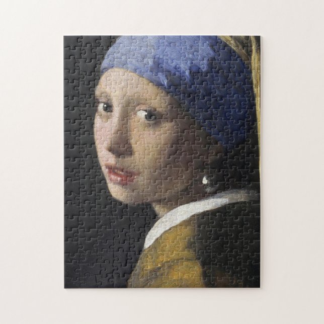 Quebra-cabeça Johannes Vermeer - A Garota Com Um Raio De Pérola (Vertical)