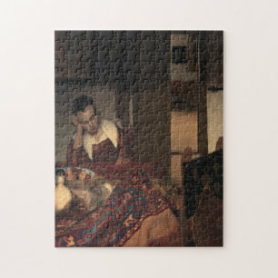 Quebra-cabeça Johannes Vermeer, Jovens Mulheres Dormindo
