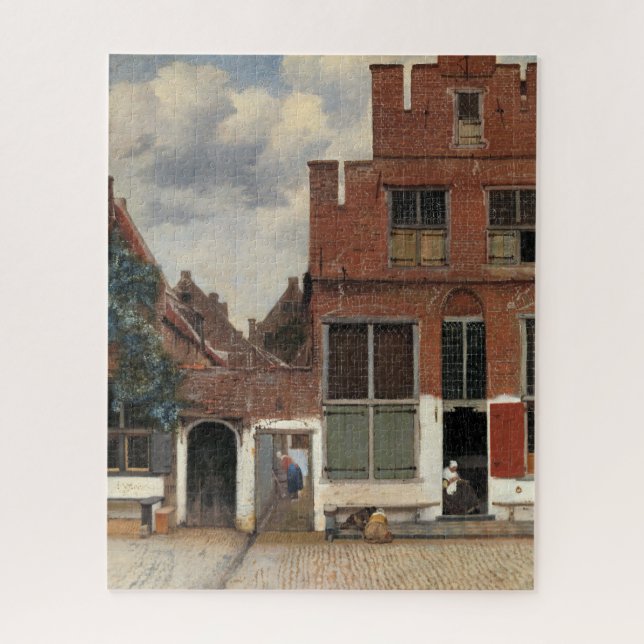 Quebra-cabeça Johannes Vermeer - Little Street (Vertical)