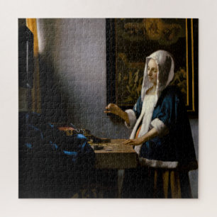 Quebra-cabeça Johannes Vermeer - Mulher Equilibrando