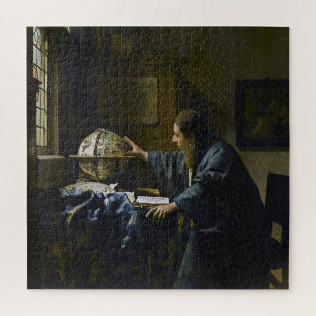 Quebra-cabeça Johannes Vermeer - O Astronomer (Vertical)