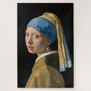 Quebra-cabeça Johannes Vermeer - Rapariga com um Ouriço de Pérol