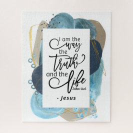 Quebra-cabeça John 14:6 Eu sou o jeito que a vida é Bíblia crist