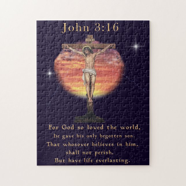 Quebra-cabeça John 3:166 (Vertical)