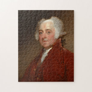 Quebra-cabeça John Adams, 1821, por Gilbert Stuart