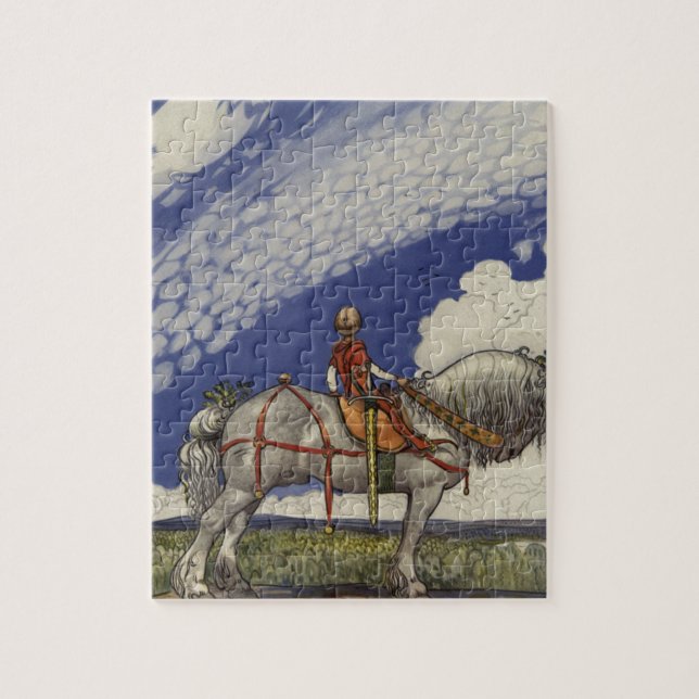 Quebra-cabeça John Bauer - "no mundo largo " (Vertical)