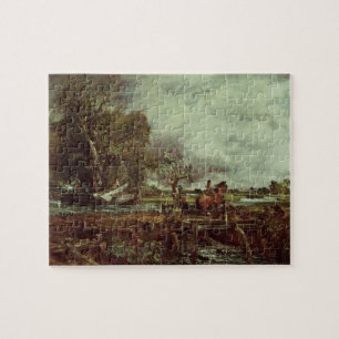 Quebra-cabeça John Constable o cavalo do pulo, c.1825 (óleo