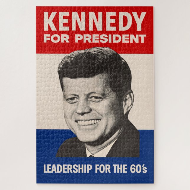Quebra-cabeça John F. Kennedy Para O Presidente JFK Poster (Vertical)