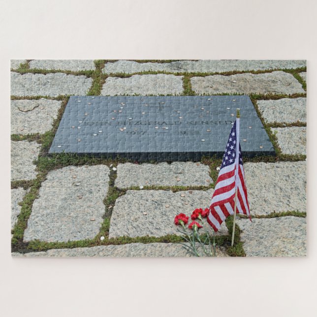 Quebra-cabeça John F. Kennedy  Presidente dos Estados Unidos Ji (Horizontal)