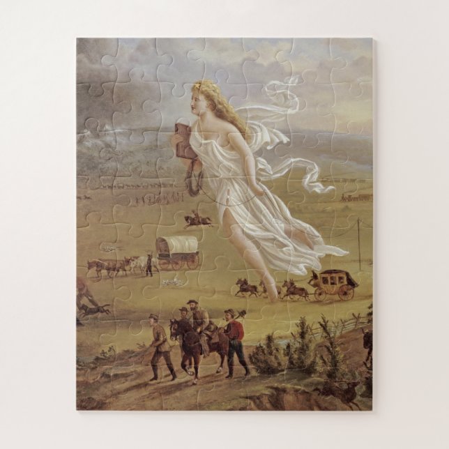 Quebra-cabeça John Gast - American Progress (Vertical)