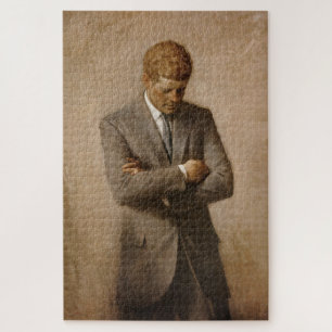 Quebra-cabeça John Kennedy Presidente da Casa Branca dos EUA