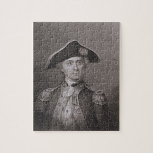 Quebra-cabeça John Paul Jones (1747-92), gravado por James Barto
