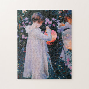 Quebra-cabeça John Singer Sargent - Carnação, Lily, Lily, Rosa