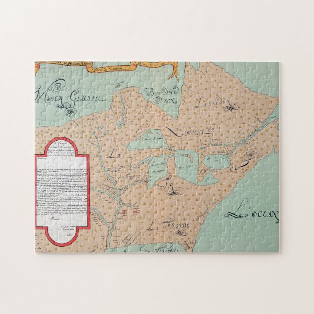 QUEBRA-CABEÇA JOLLIET: AMERICA DO NORTE 1674 (Horizontal)