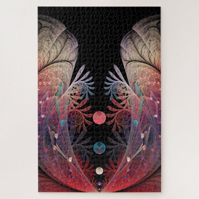 Quebra-cabeça Jonglage Abstrato Modern Fantasy Fractal Art (Vertical)