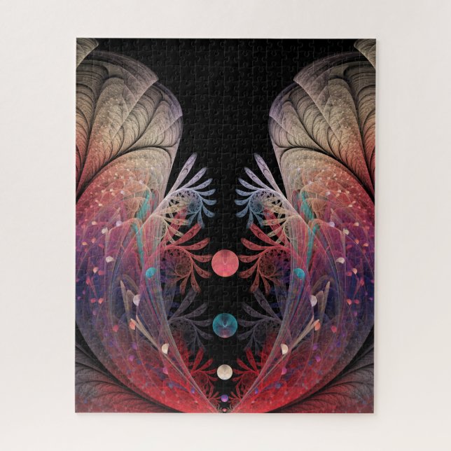 Quebra-cabeça Jonglage Abstrato Modern Fantasy Fractal Art (Vertical)