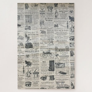 Quebra-cabeça Jornal Vintage