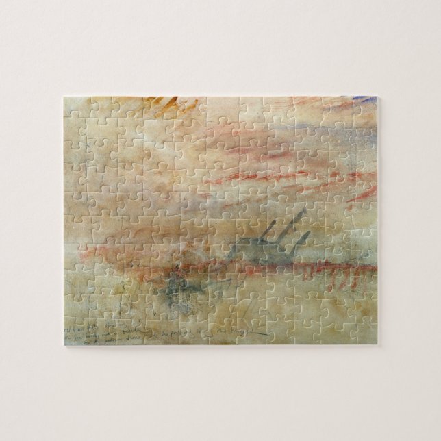 Quebra-cabeça Joseph Mallord William Turner | perdido a toda a (Horizontal)