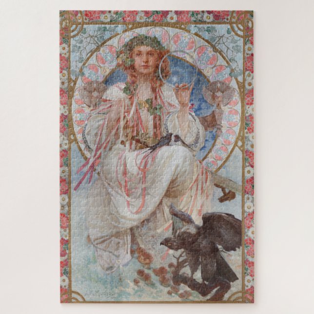 Quebra-cabeça Josephine Crane Bradley como Lavia por Alphonse Mu (Vertical)