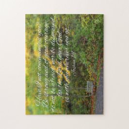 Quebra-cabeça Joshua 1:9 Bíblia Verse Christian Nature