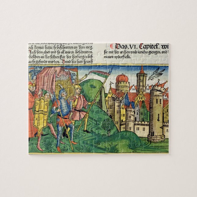 Quebra-cabeça Joshua 6 4-21 a queda de Jericho, 'do Nurem (Horizontal)