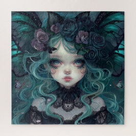 Quebra-cabeça Jovem Garota Morcego Gótica