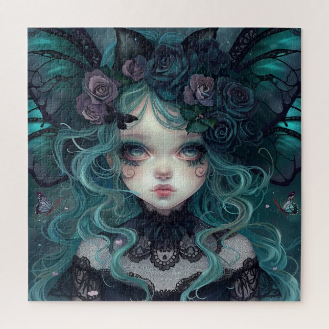 Quebra-cabeça Jovem Gótica Bat Girl (Vertical)