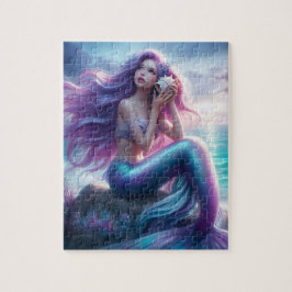 Quebra-cabeça Jovem Pastel Mermaid