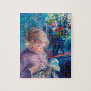 Quebra-cabeça Jovem Vedando (1879) por Pierre-Auguste Renoir