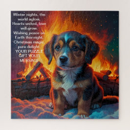 Quebra-cabeça Joy da mensagem de Natal