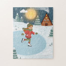 Quebra-cabeça "Joyful skater" 