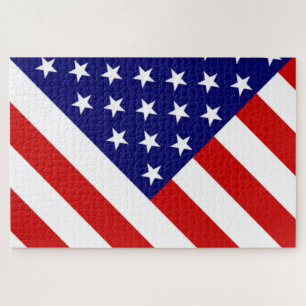 Quebra-cabeça jpcn jpcn jigsaw EUA Flag 20x30 101