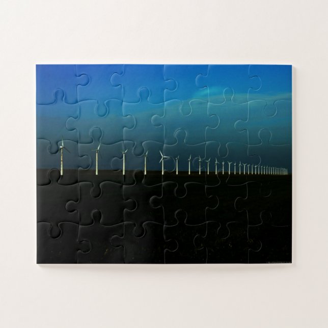 Quebra-cabeça jpcna do Windfarm 11x14 30pc (Horizontal)