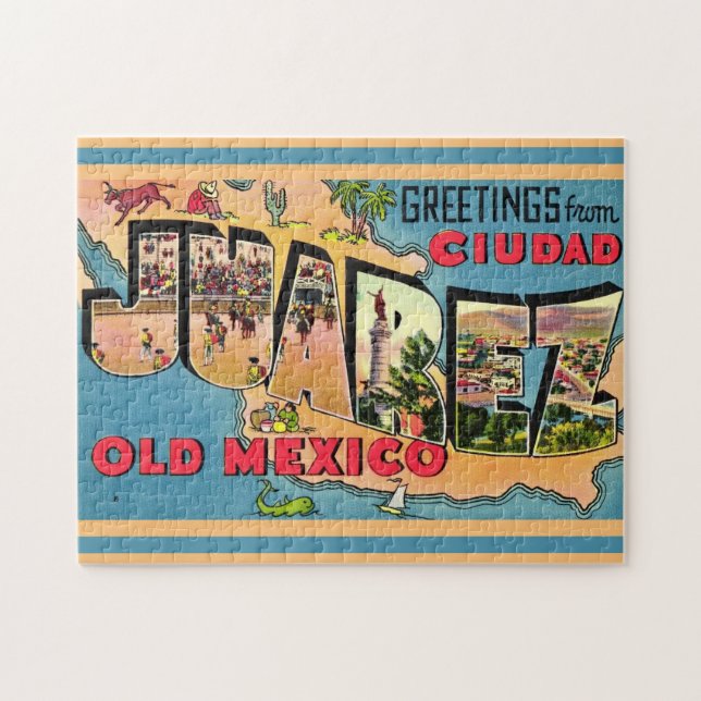 Quebra-cabeça Juarez Mexico Saudação (Horizontal)