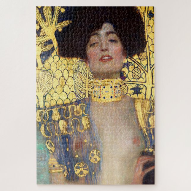 Quebra-cabeça Judith e o Chefe de Holofernes por Gustav Klimt (Vertical)