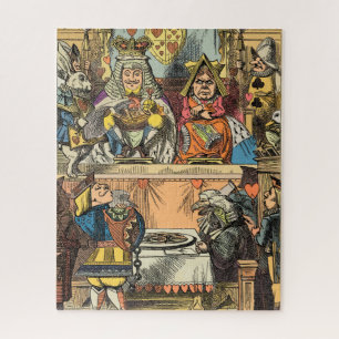 Quebra-cabeça Julgamento de Alice do Valete de Copas Vintage