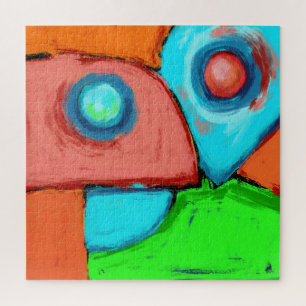 Quebra-cabeça Juntos, uma pintura digital abstrato original