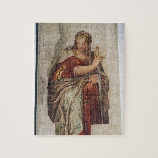 Quebra-cabeça Justiça, das paredes do sacristy (fresco) (Vertical)