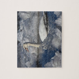 Quebra-cabeça Juvenil Swan no rio Icey