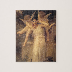 Quebra-cabeça Juventude por Bouguereau, Retrato Vitoriano de Anj