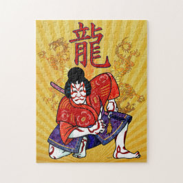 Quebra-cabeça Kabuki Japonês Ator Folk Art